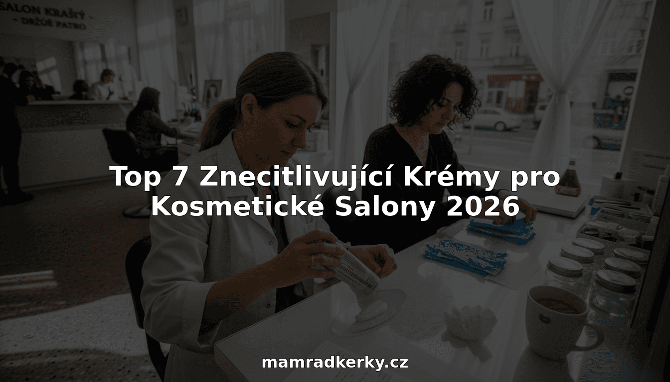 Top 7 Znecitlivující Krémy pro Kosmetické Salony 2026