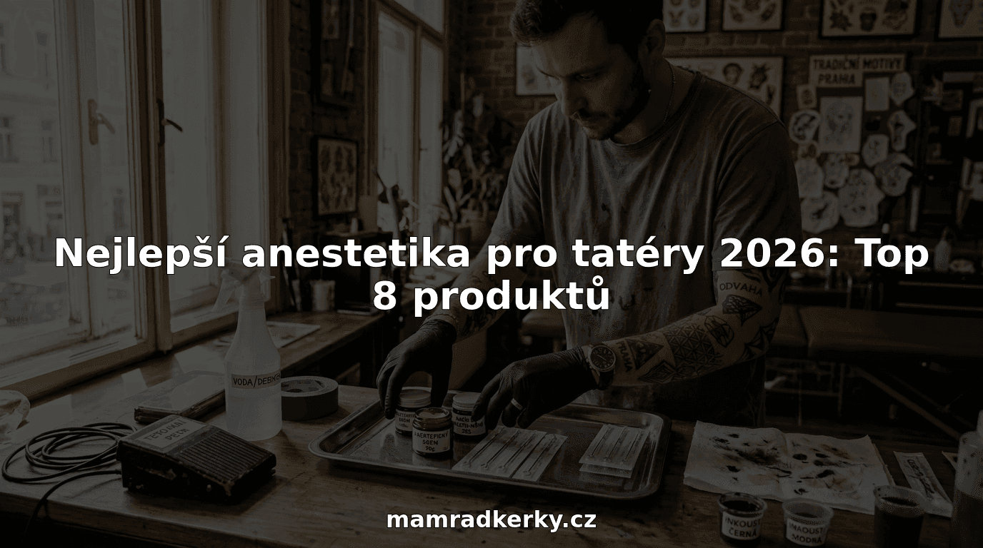 Nejlepší anestetika pro tatéry 2026: Top 8 produktů