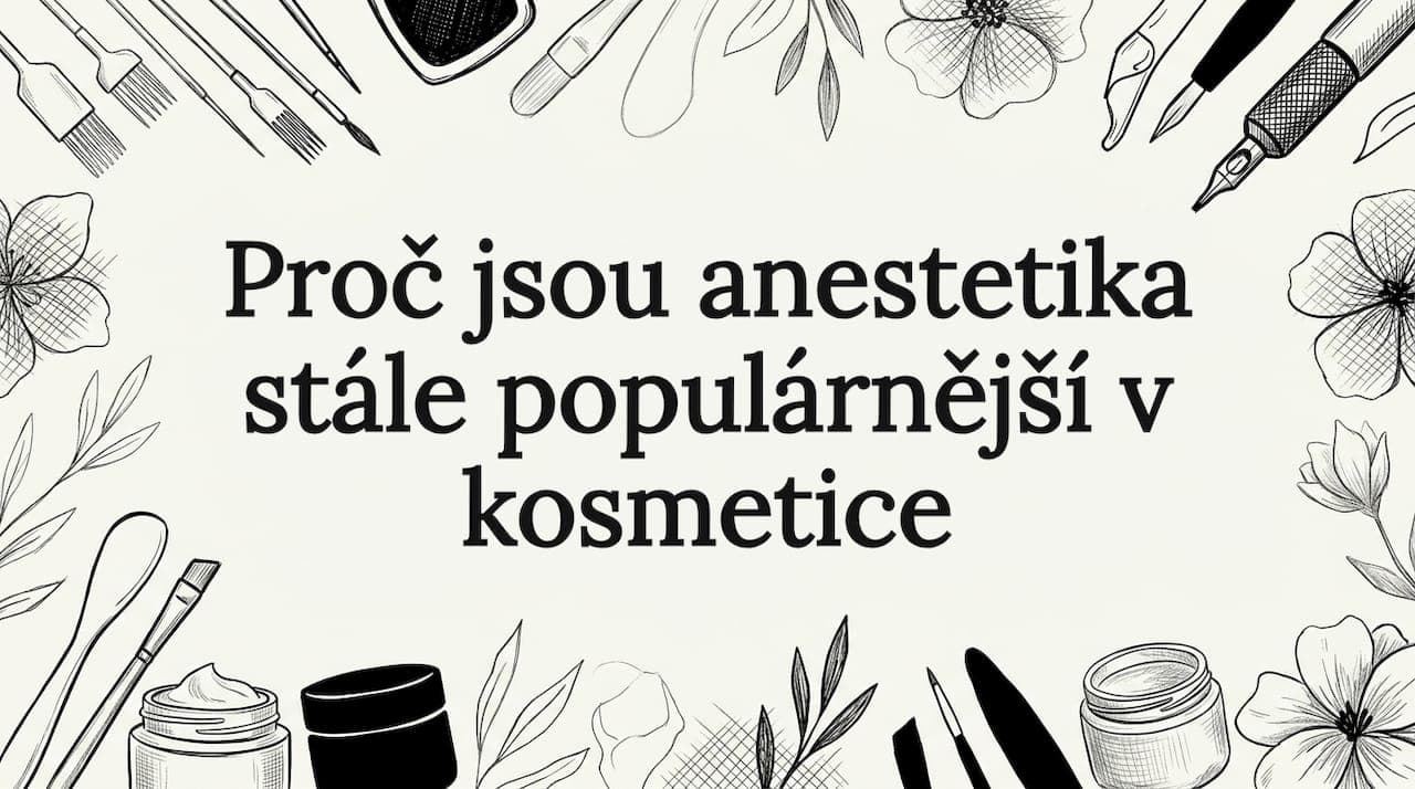 Proč jsou anestetika stále populárnější v kosmetice