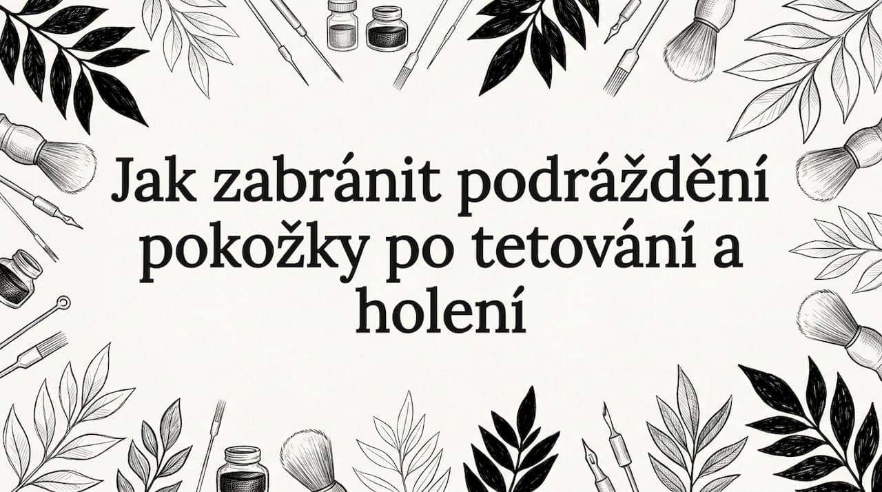 Jak zabránit podráždění pokožky po tetování a holení