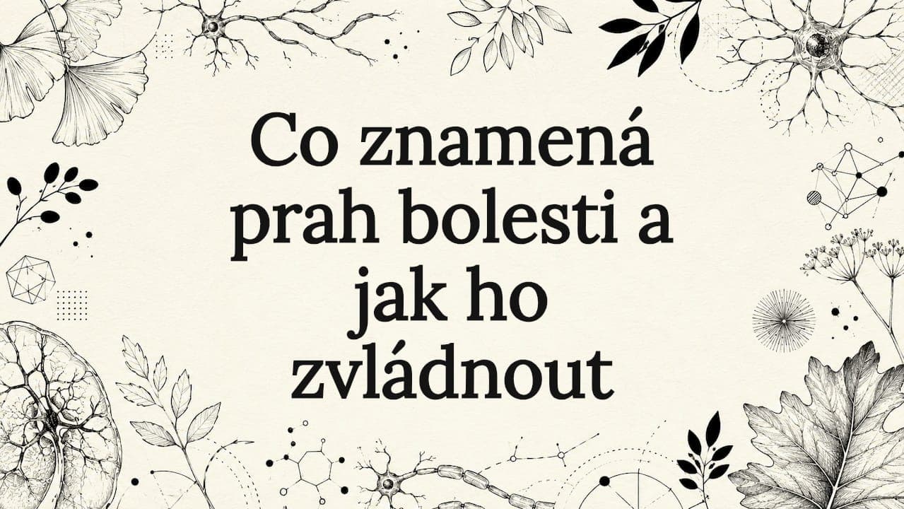 Co znamená prah bolesti a jak ho zvládnout