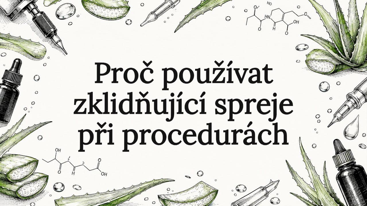 Proč používat zklidňující spreje při procedurách