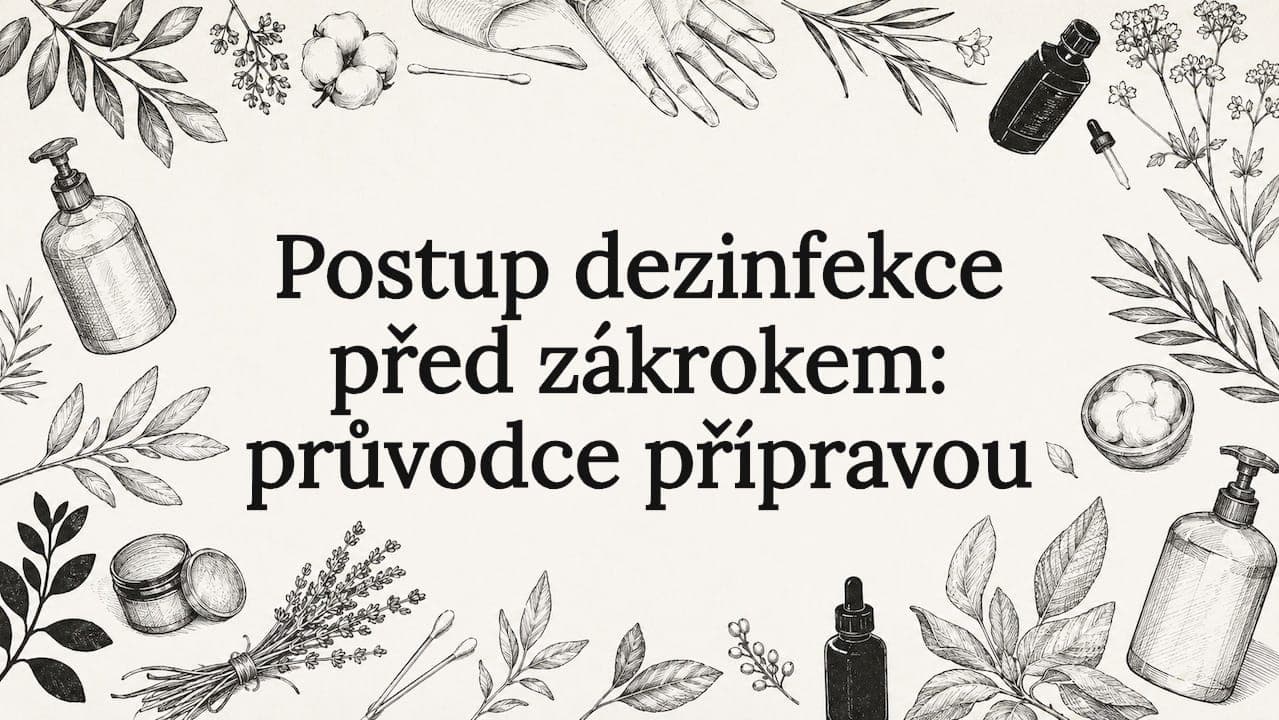 Postup dezinfekce před zákrokem: průvodce přípravou