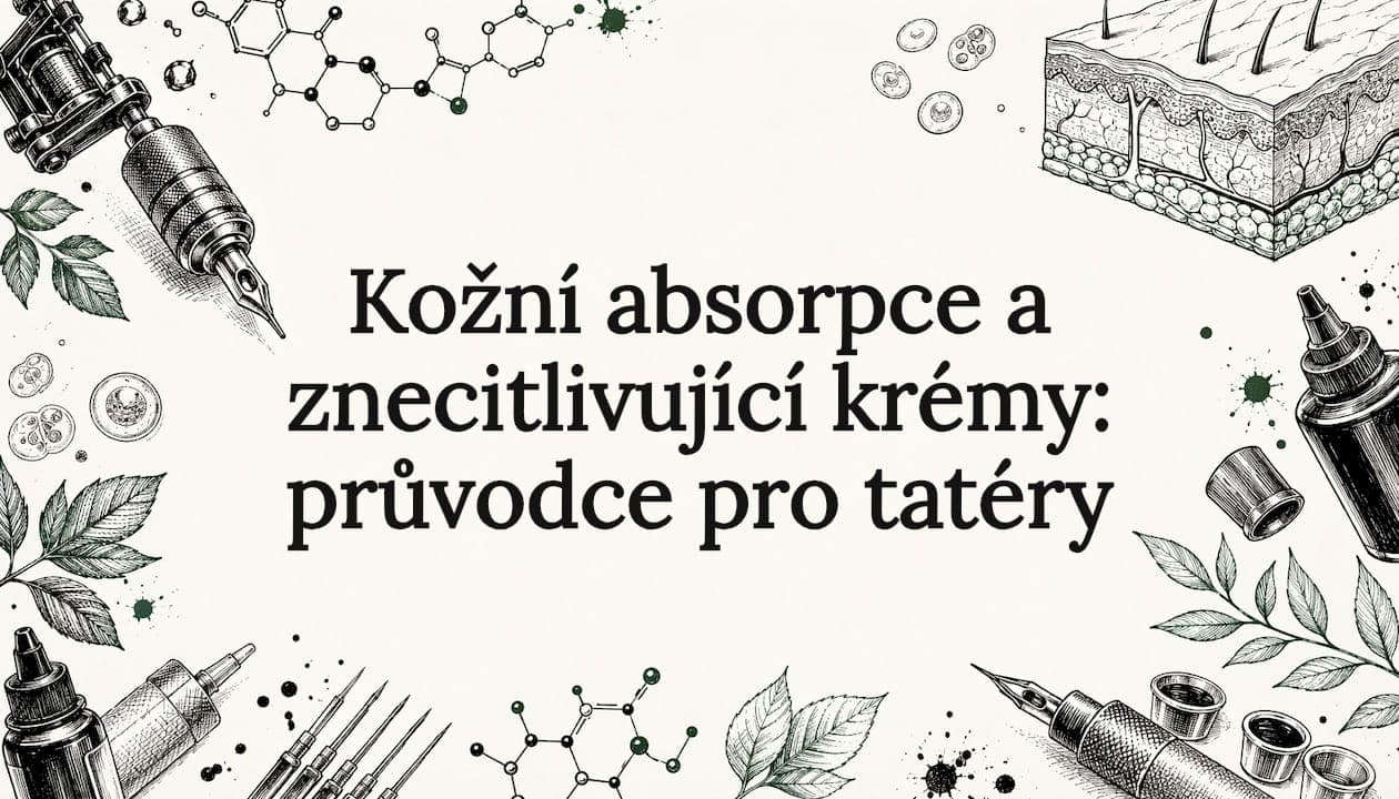 Kožní absorpce a znecitlivující krémy: průvodce pro tatéry