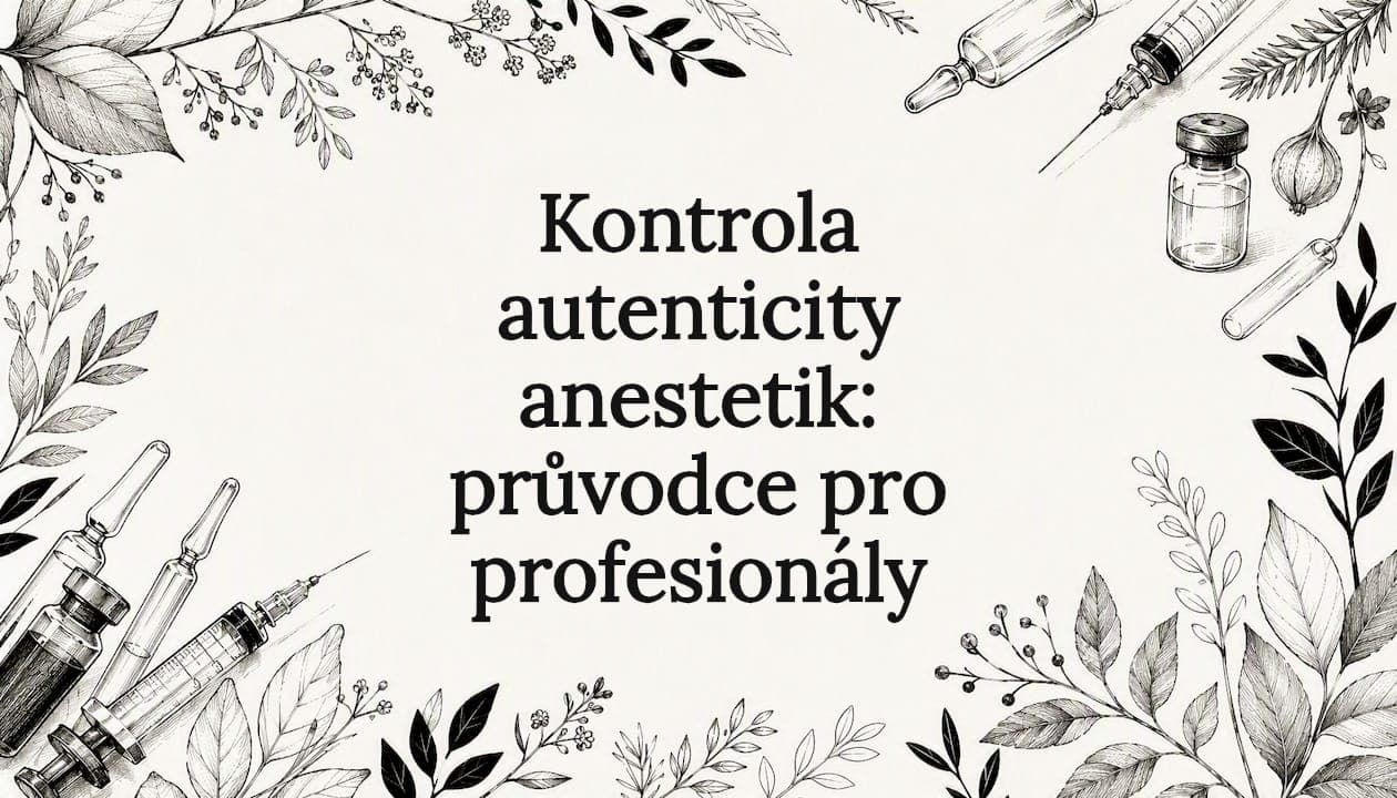 Kontrola autenticity anestetik: průvodce pro profesionály