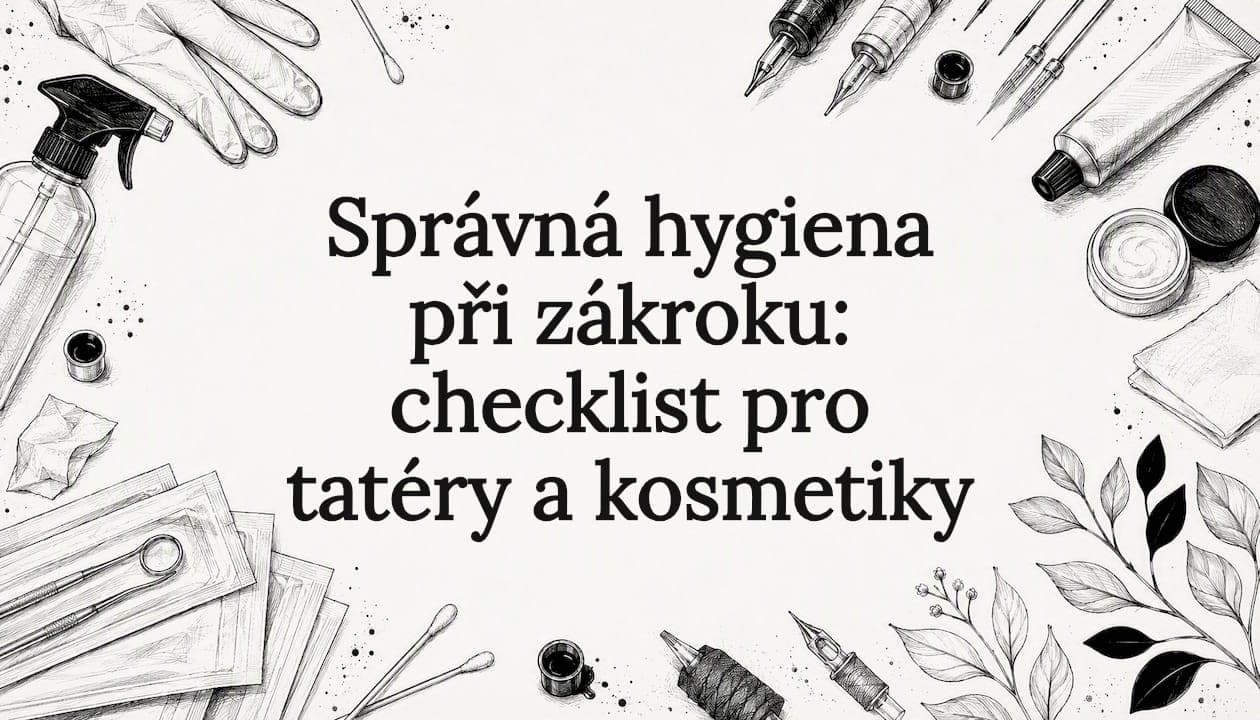 Správná hygiena při zákroku: checklist pro tatéry a kosmetiky