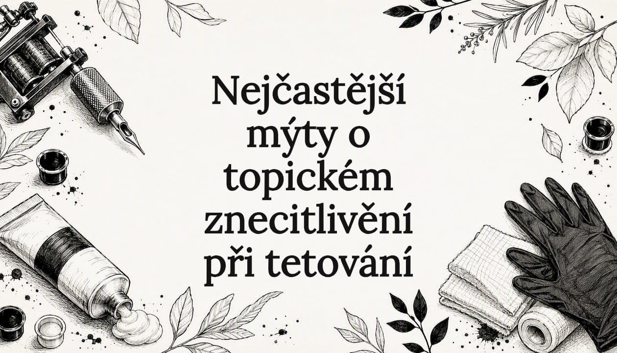 Nejčastější mýty o topickém znecitlivění při tetování