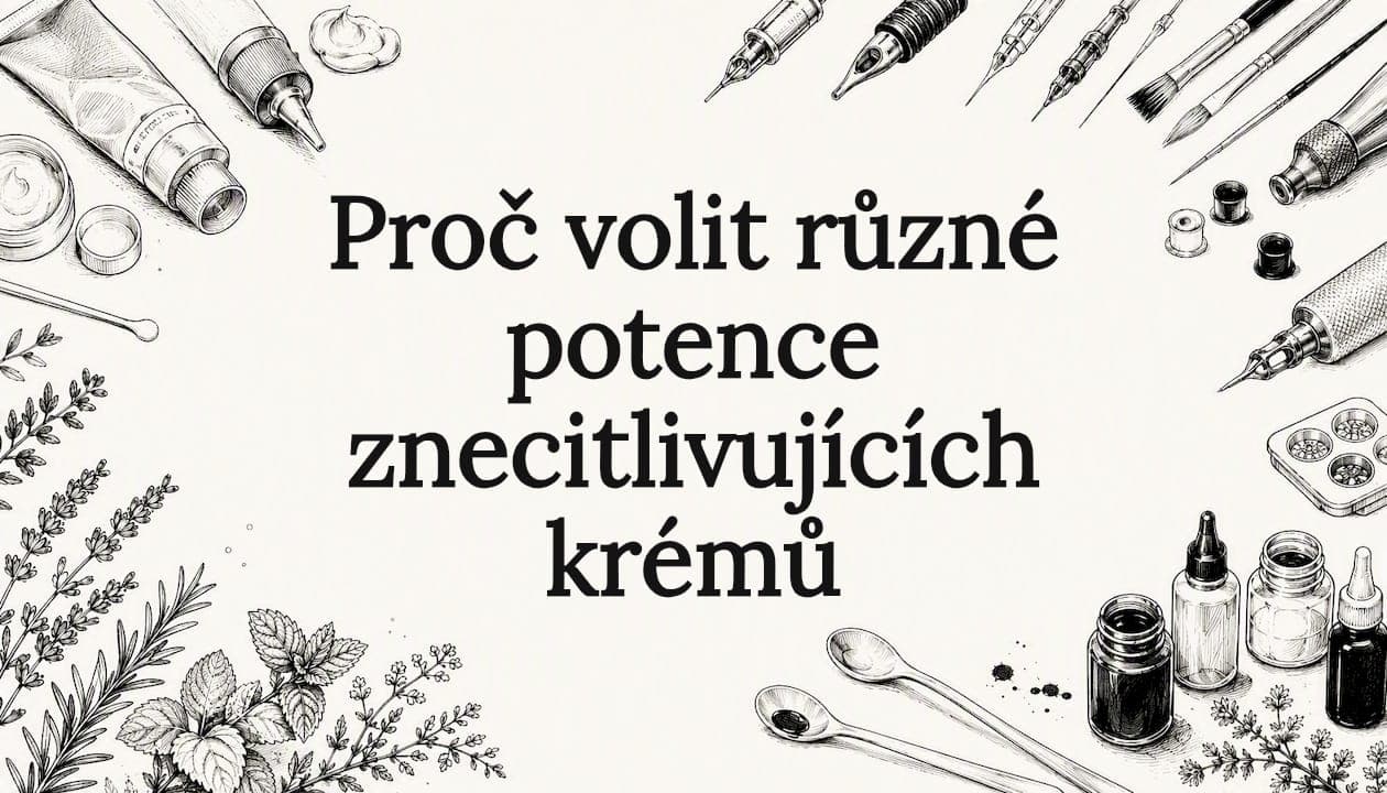 Proč volit různé potence znecitlivujících krémů