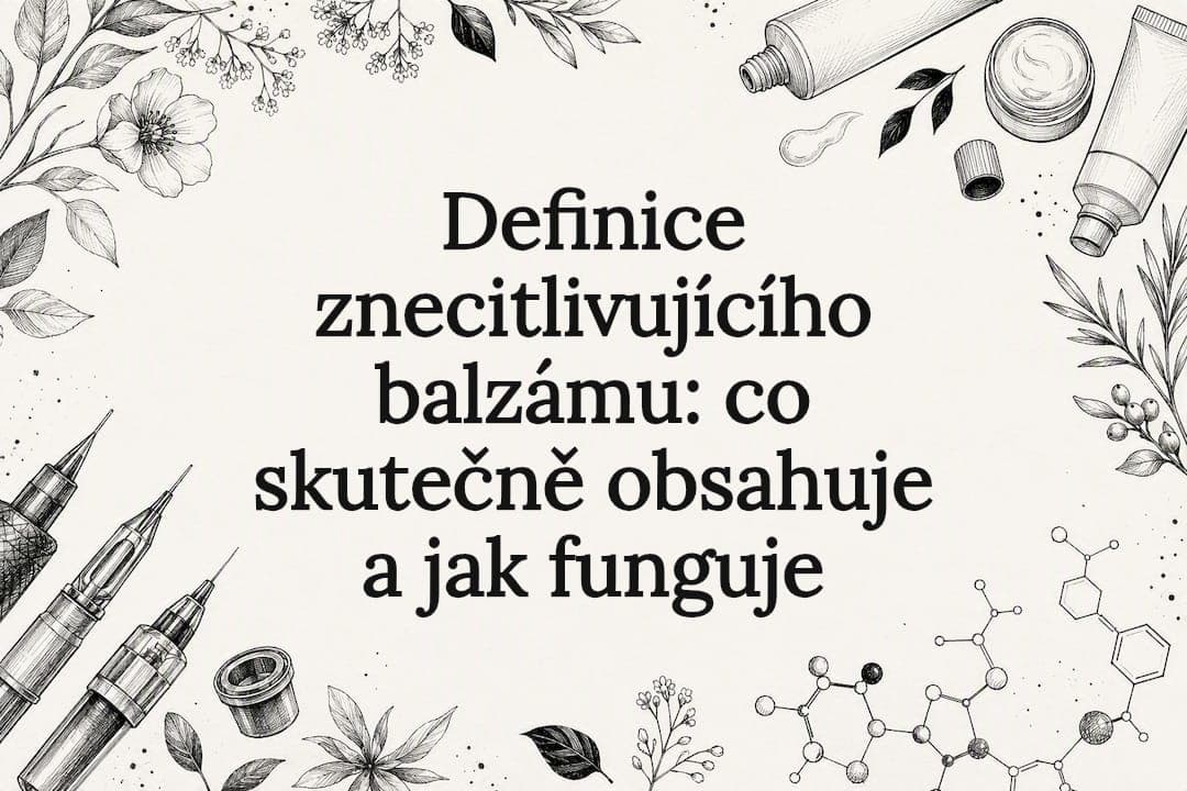 Definice znecitlivujícího balzámu: co skutečně obsahuje a jak funguje